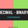 Binary-Decimal System