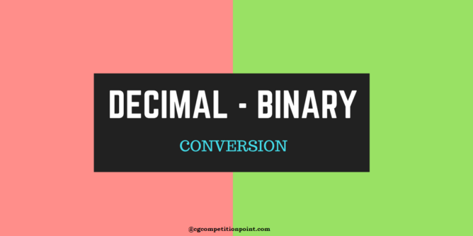 decimal binary system