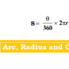 Relation between Arc, Radius and Central Angle