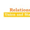 Relations between the Union and the States