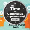Mission CGPSC 2019 | Week-3