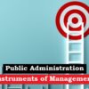 Public Administration: Instruments of Administrative Management (लोक प्रशासन: प्रशासनिक प्रबंध के उपकरण)
