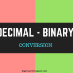 decimal binary system