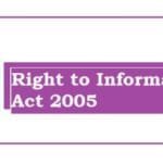 rti act 2005