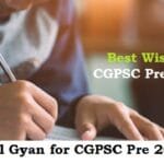 good wishes CGPSC Pre 2020