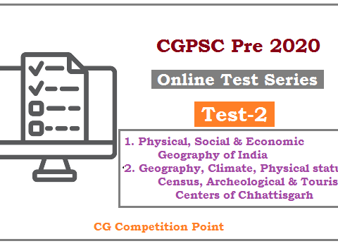 CGPSC Pre Test Series 2020 test-2