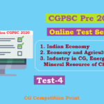 CGPSC Pre Test Series 2020 test-4