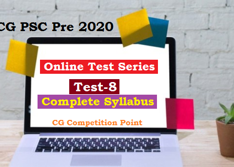 CGPSC Pre Test Series 2020 Test-8