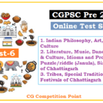 CGPSC Pre Test Series 2020 test-6