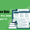 (Practice Quiz) CG PSC 2020 Pre (Paper 1)